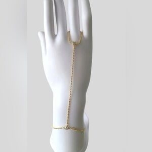 Gold filled hand chain